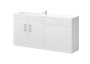 Modern White 1001 - 1200mm  for ; Finish - Gloss